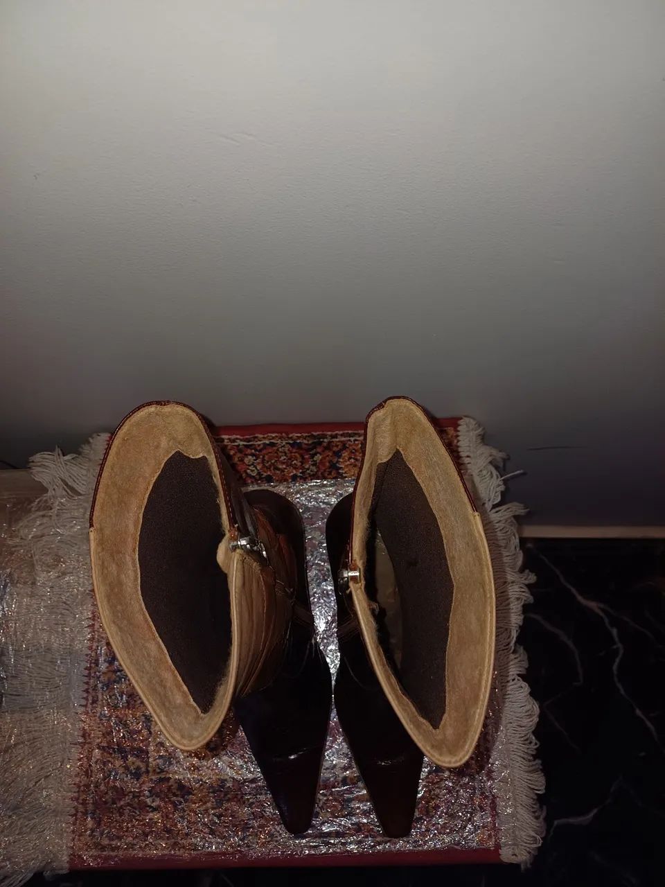 Botas de couro legítimo coloridas estilosas - Foto 5