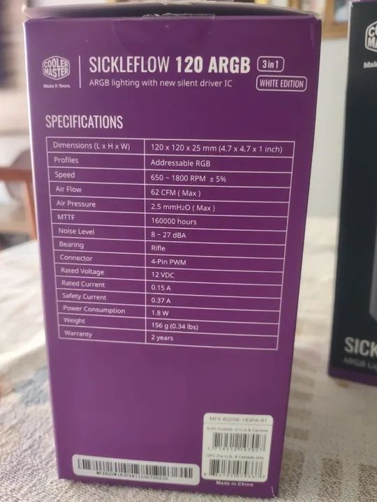 Cooler Master Sikleflow 120 ARGB Kit com 3 - Foto 3