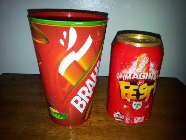 Kit torcedor com Copo Fifa Fan Fest e corneta da Copa 2014 sem uso - Foto 3