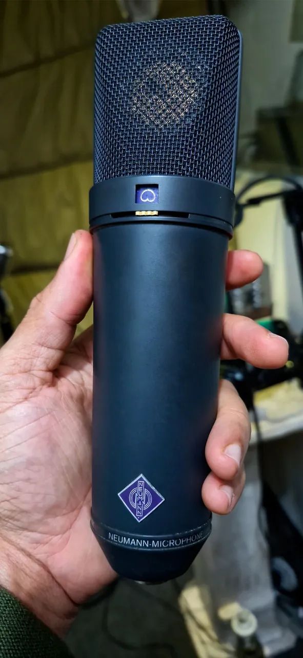 Microfone Neumann U87ai Raro Black Ano 1986 Vintage Aceito troca