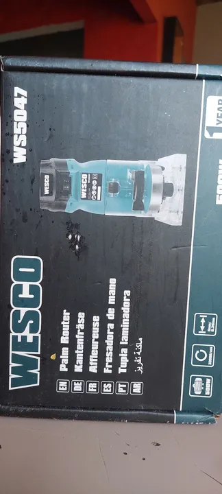 Fresadora de mão WESCO WS5047