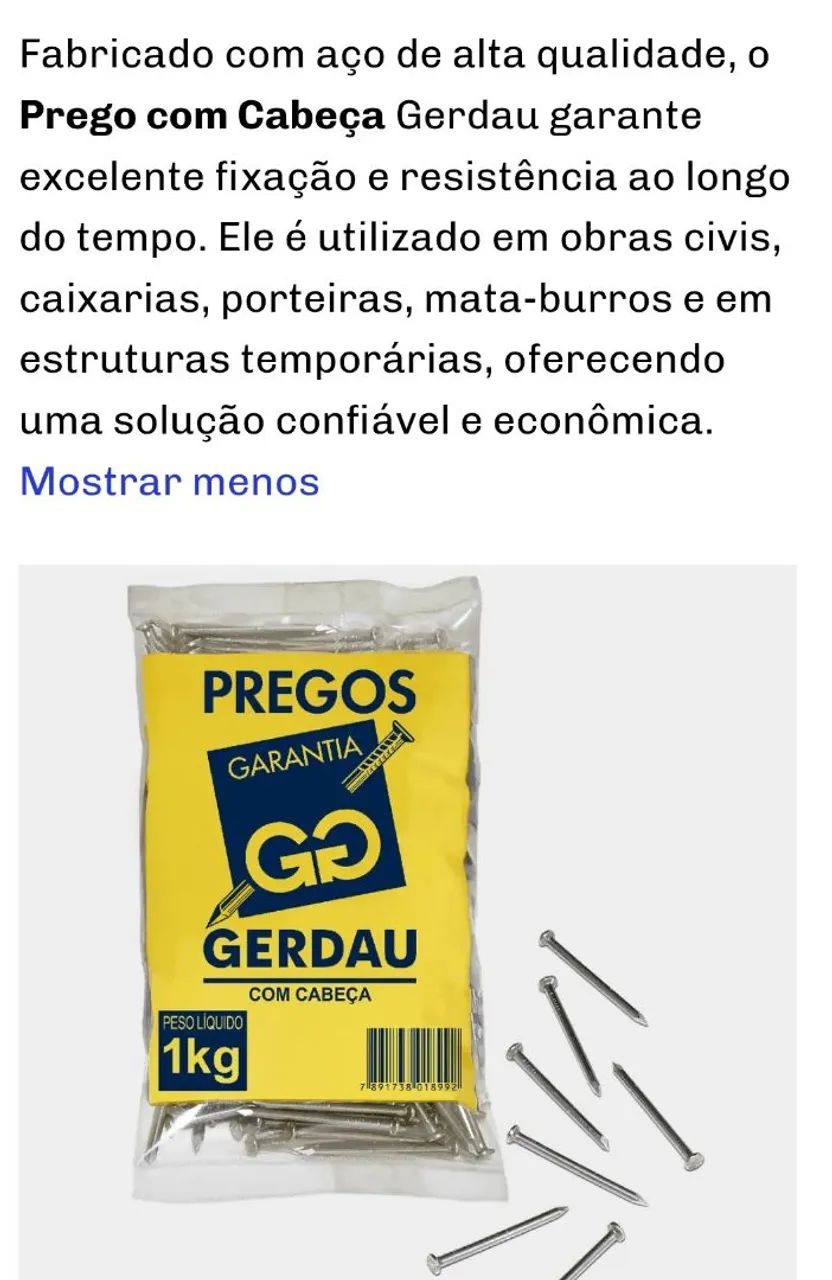 Pregos,Arame Recozido para Amarração em Geral - Rolos de 1kg - Foto 2