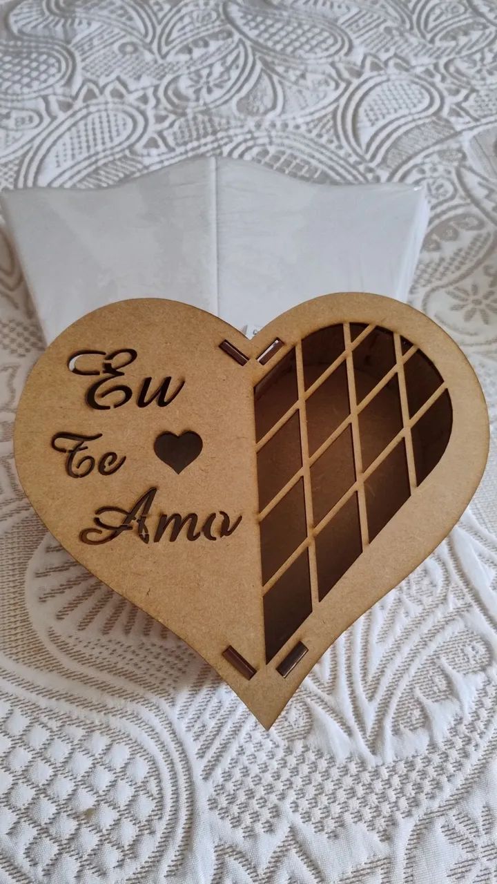 Caixa coração personalizada