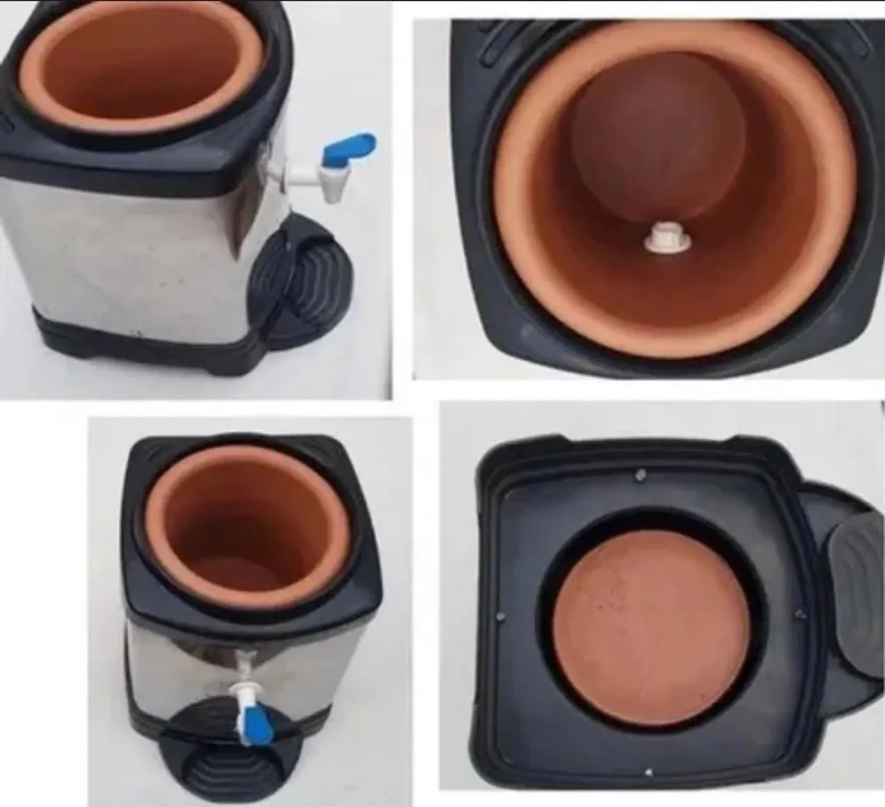 Filtro de água de barro preto  - Foto 3