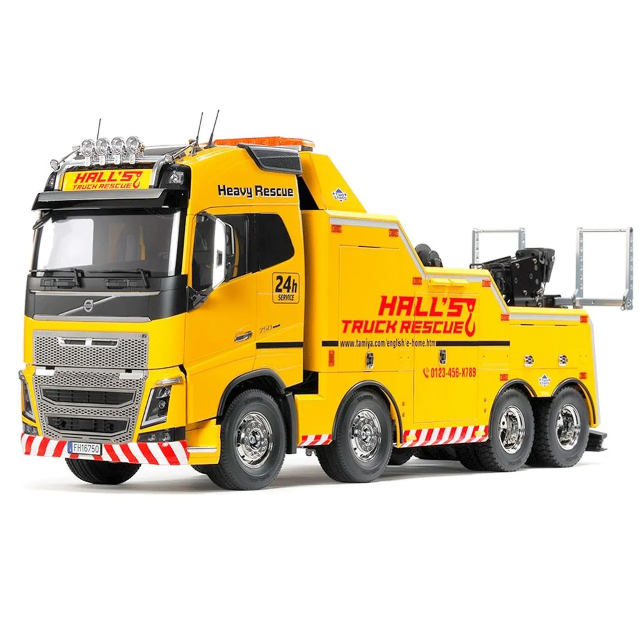 SEMI-TRUCK TAMIYA 1/14 RC VOLVO FH16 GLOBETROTTER 750 8X4 TOW