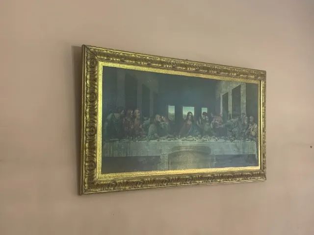 Pintura  A ùltima Santa Ceia - Decorazione legno 