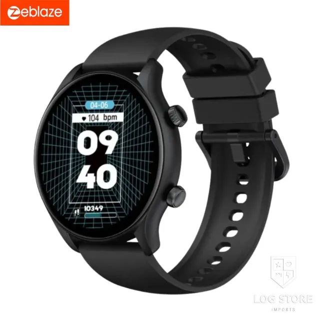 Smartwatch Zeblaze BTalk 3 Plus Preto Atende Ligações 100 Modos de Esporte - Foto 5