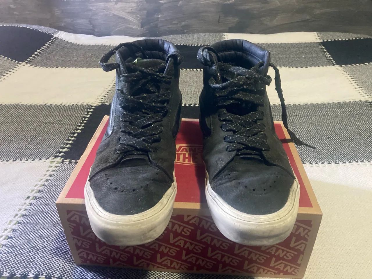 Tênis Vans Sk8-Hi Oliva escuro - Foto 2