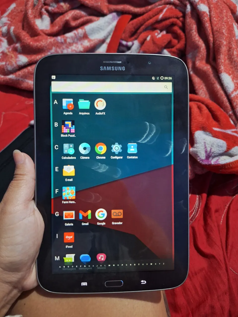 Tablet samsung tela 8