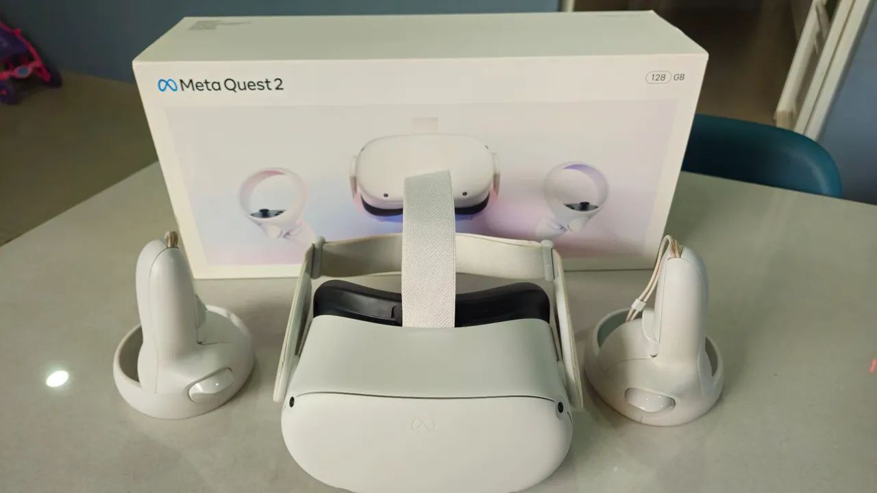Óculos de realidade virtual 128gb - META QUEST 2 - Peças e