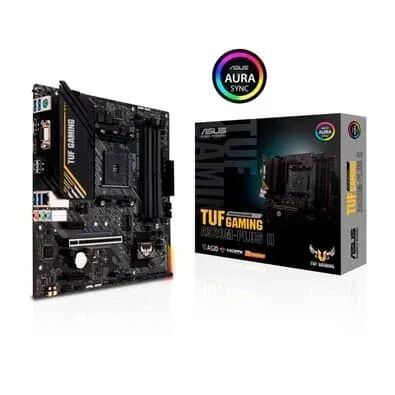Placa-Mãe ASUS TUF GAMING A520M-PLUS II, AMD AM4, mATX, DDR4, Preto - 90MB17G0-M0EAY0