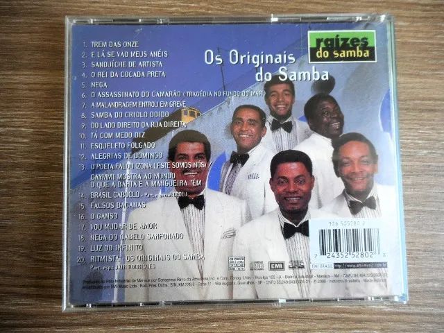 CD Os Originais do Samba - Coleção Raízes do Samba - Original - Foto 4