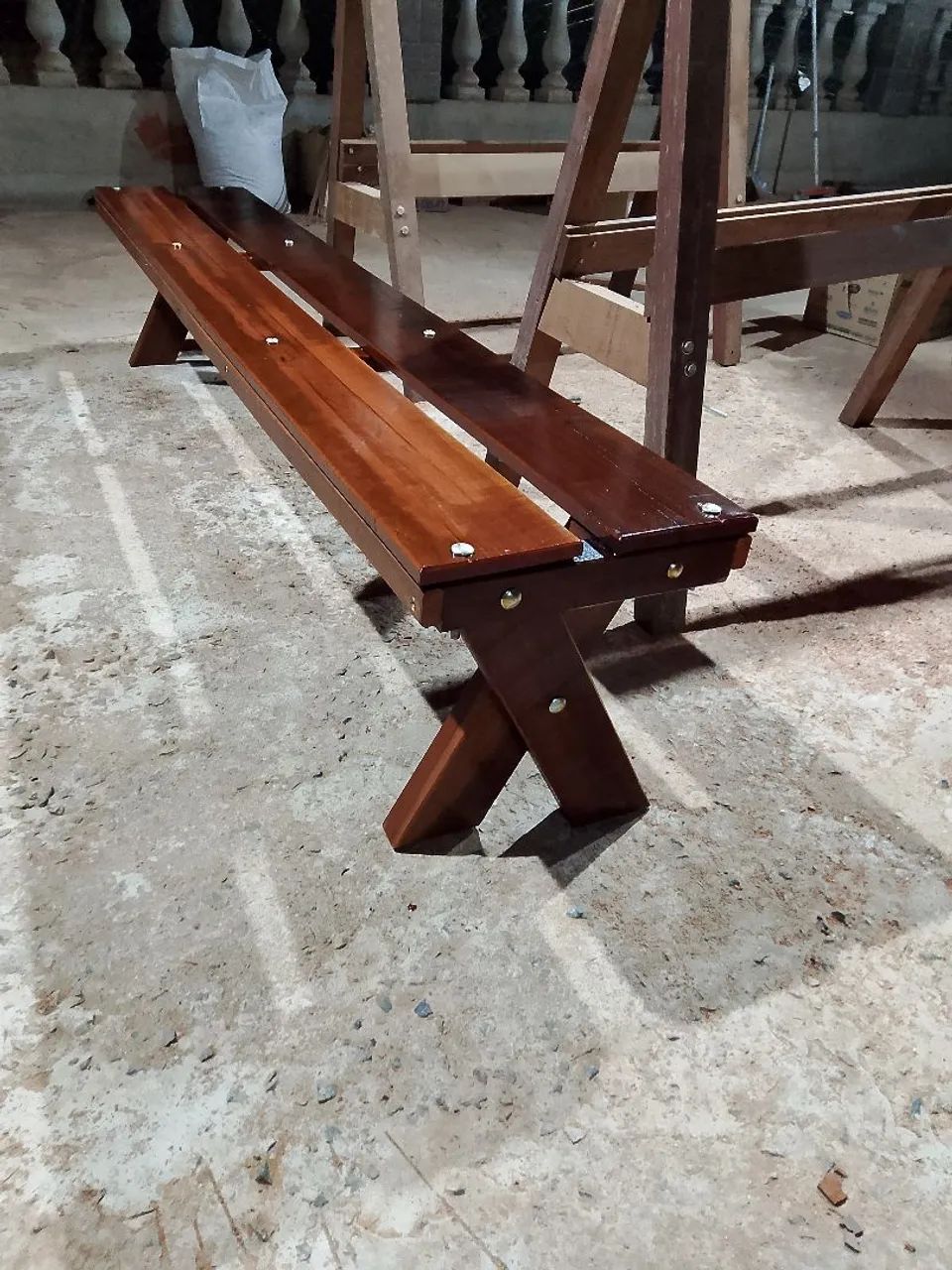 Banco de Madeira Artesanal sob medida  - Foto 4
