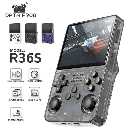 Console R36S - 21 emuladores e 15.000+ jogos