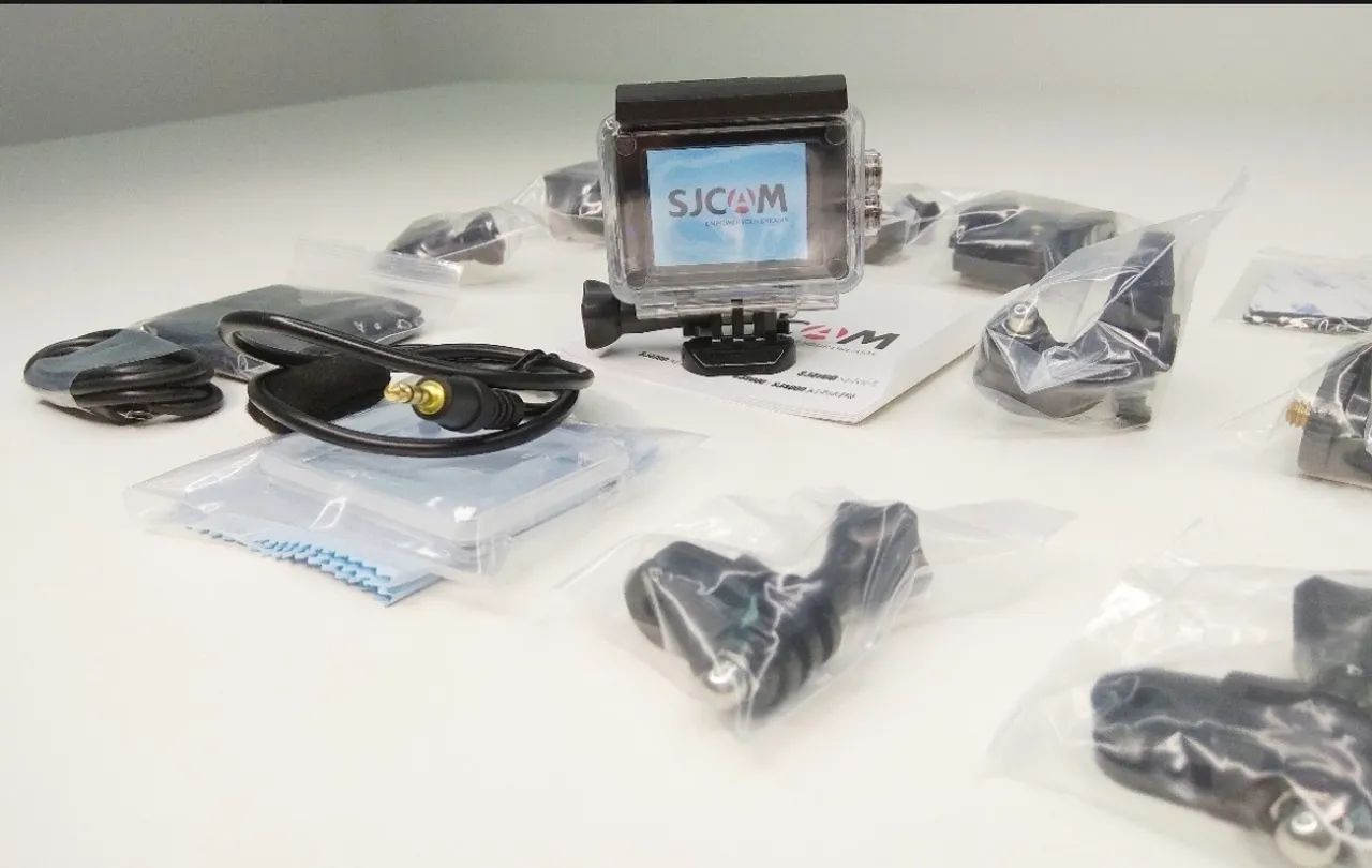 Câmera de ação 4K SJCAM 4000 com microfone - Foto 3