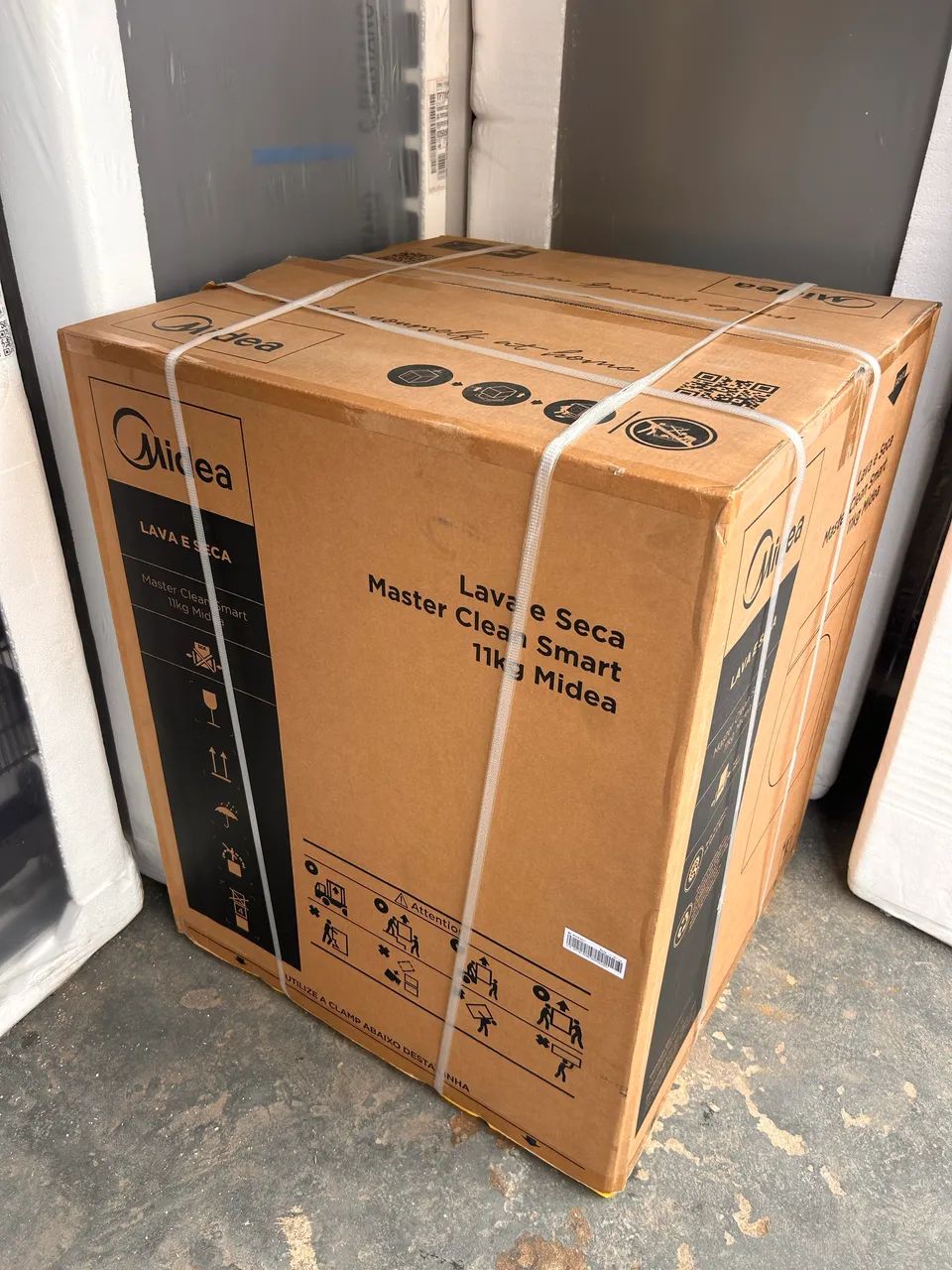 LAVA E SECA MIDEA 11 KG INOX LOOK