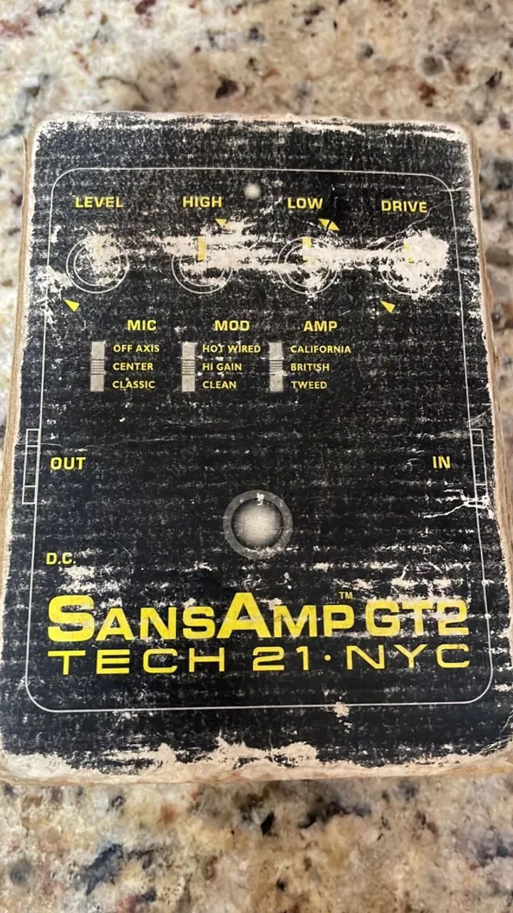 PEDAL SANSAMP GT2 TECH21 - Instrumentos musicais - Candelária