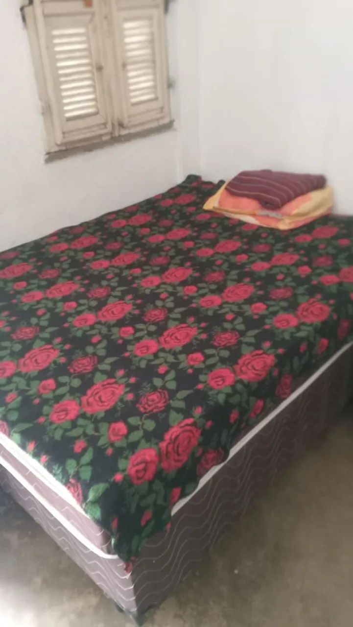 Cama Box Casal com Colchão