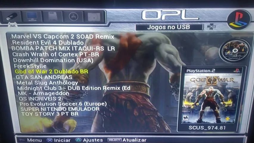 HD 500 ps2 com varios jogos !! 