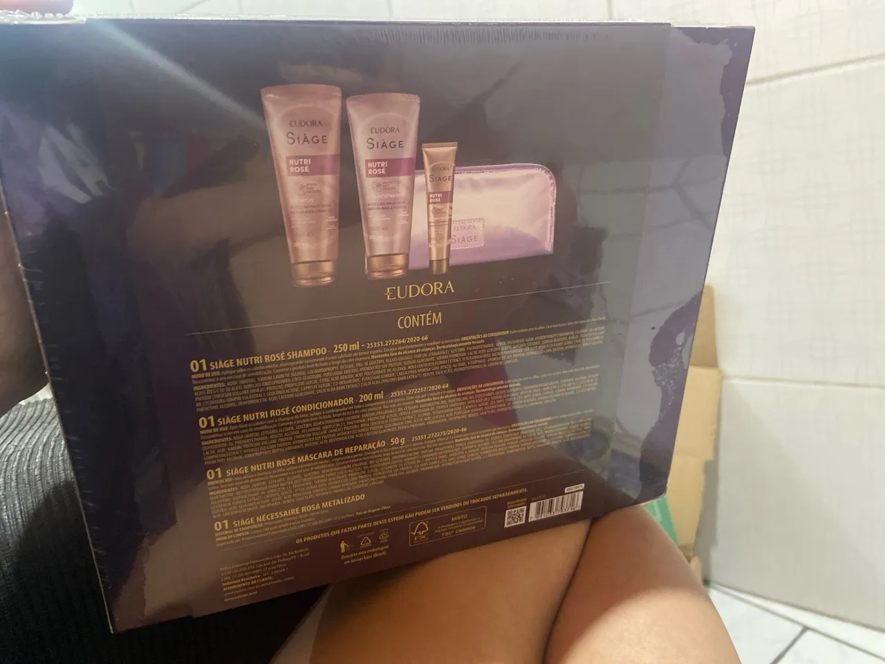 kit eudora, caixa lacrada