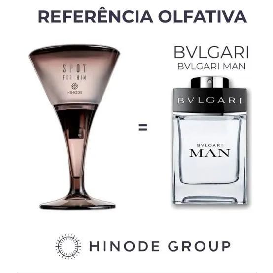 Spot For Him Hinode Referência Olfativa bvlgari Beleza e