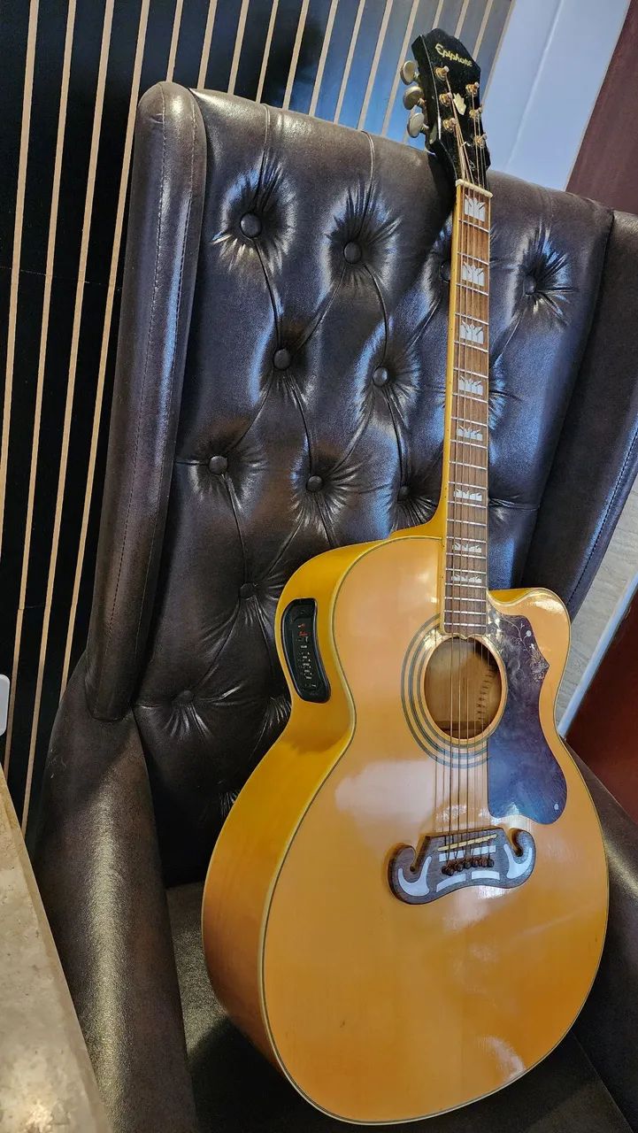 Violão Epiphone EJ-200 CE - Foto 2