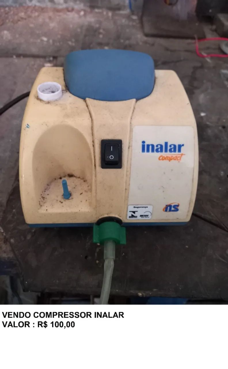Compressor do nebulizador - Marca Inalar  - Foto 2
