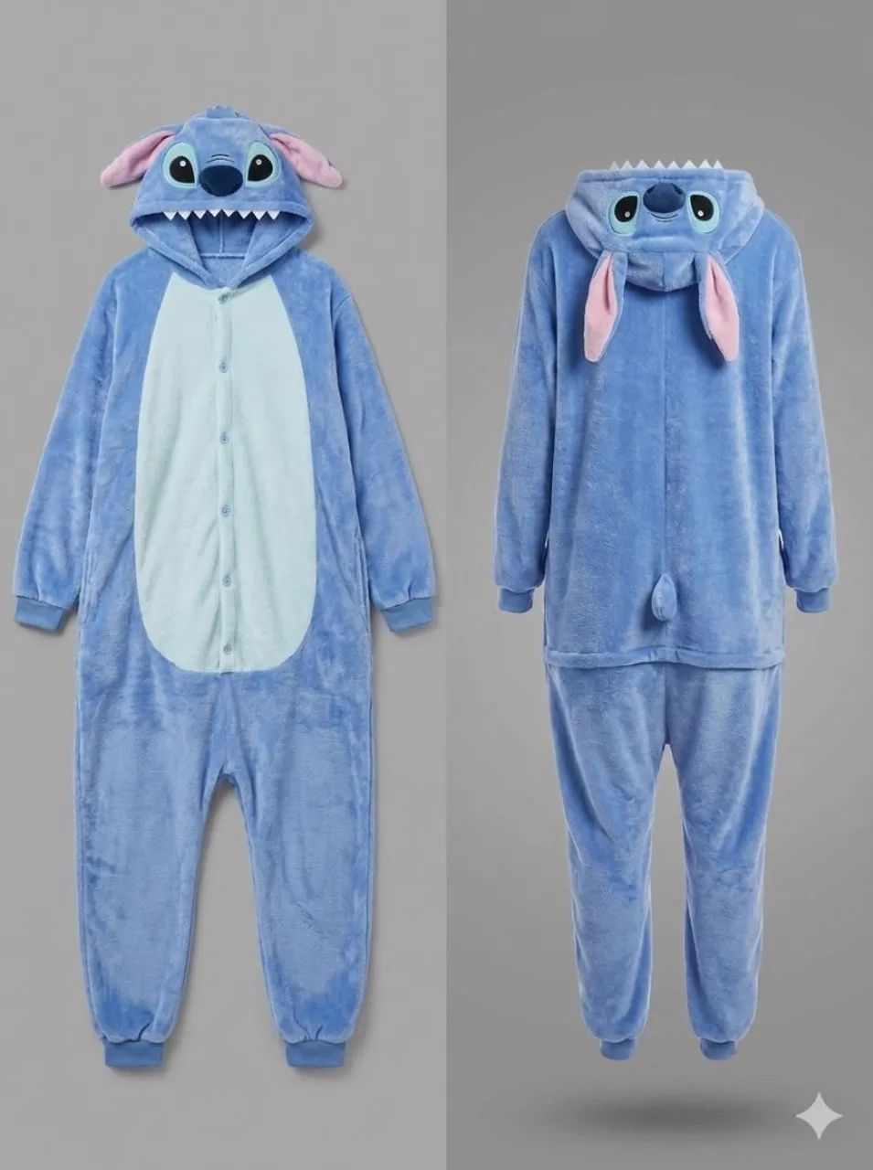Pijama com capuz Stitch64861040580609122