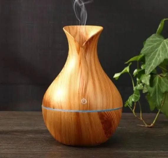 Umidificador Difusor de Aromas Ultrassônico - Madeira - Foto 2