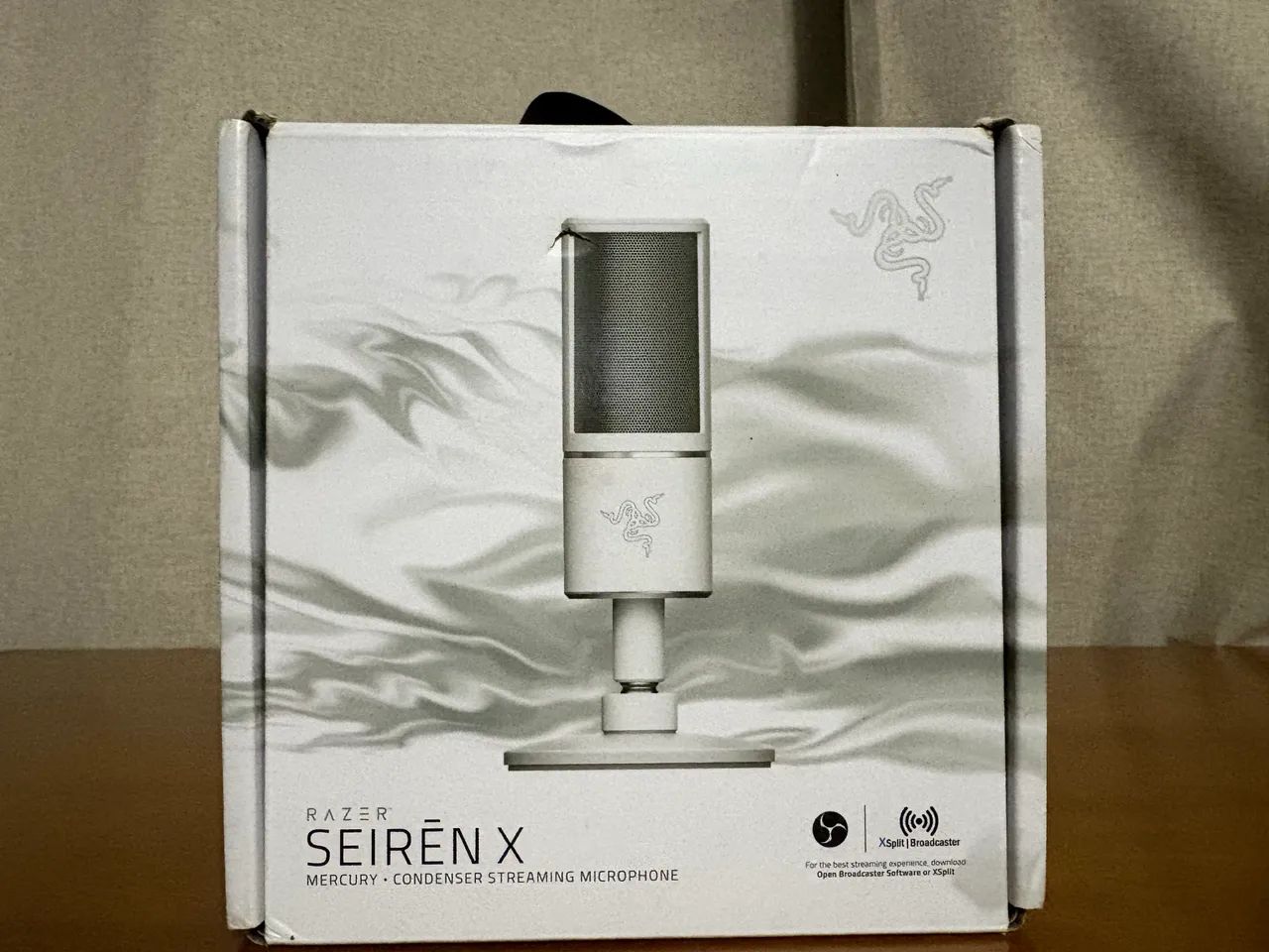 Microfone Razer Seiren X Branco (Importado)