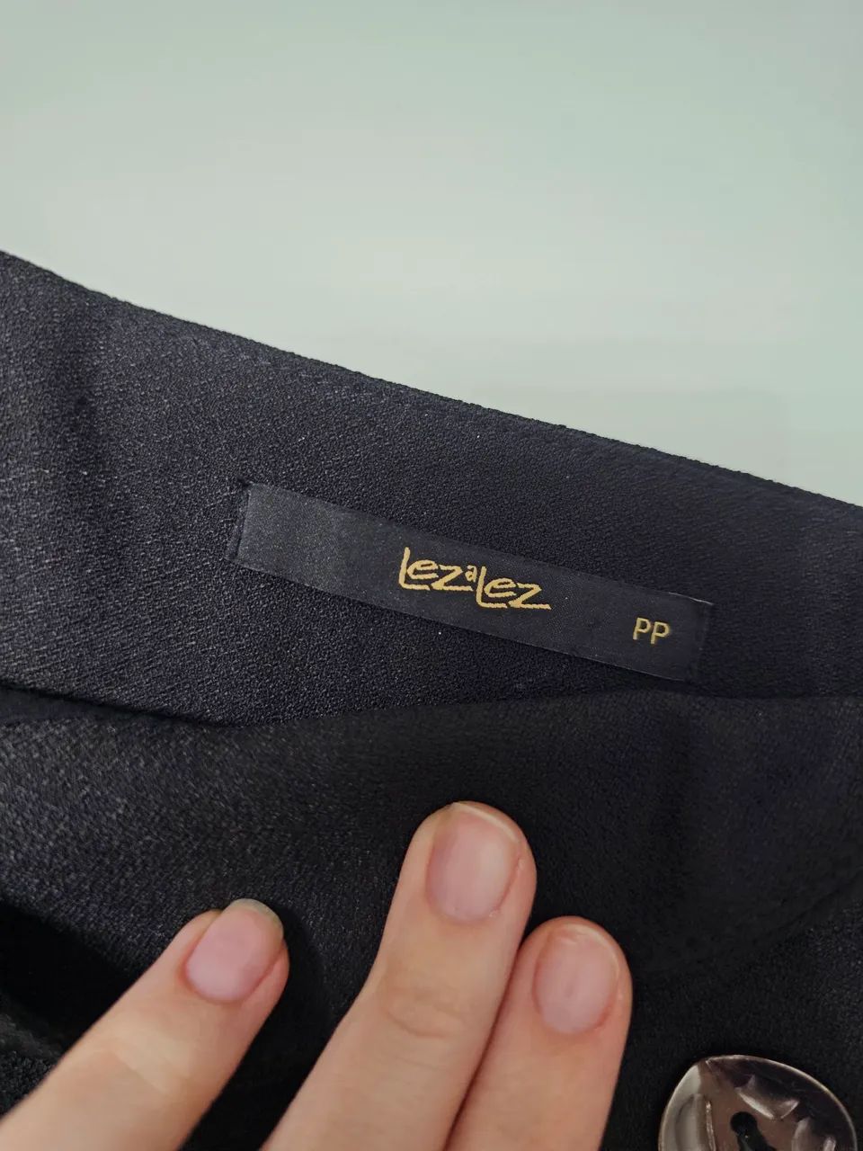 Saia preta LezALez - Foto 2