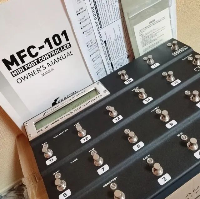 DTM・DAW Fractal Audio Systems MFC-101 Mark III Fractal - Mfc 101 Mkiii Midi Foot Controller Preto | MercadoLivre