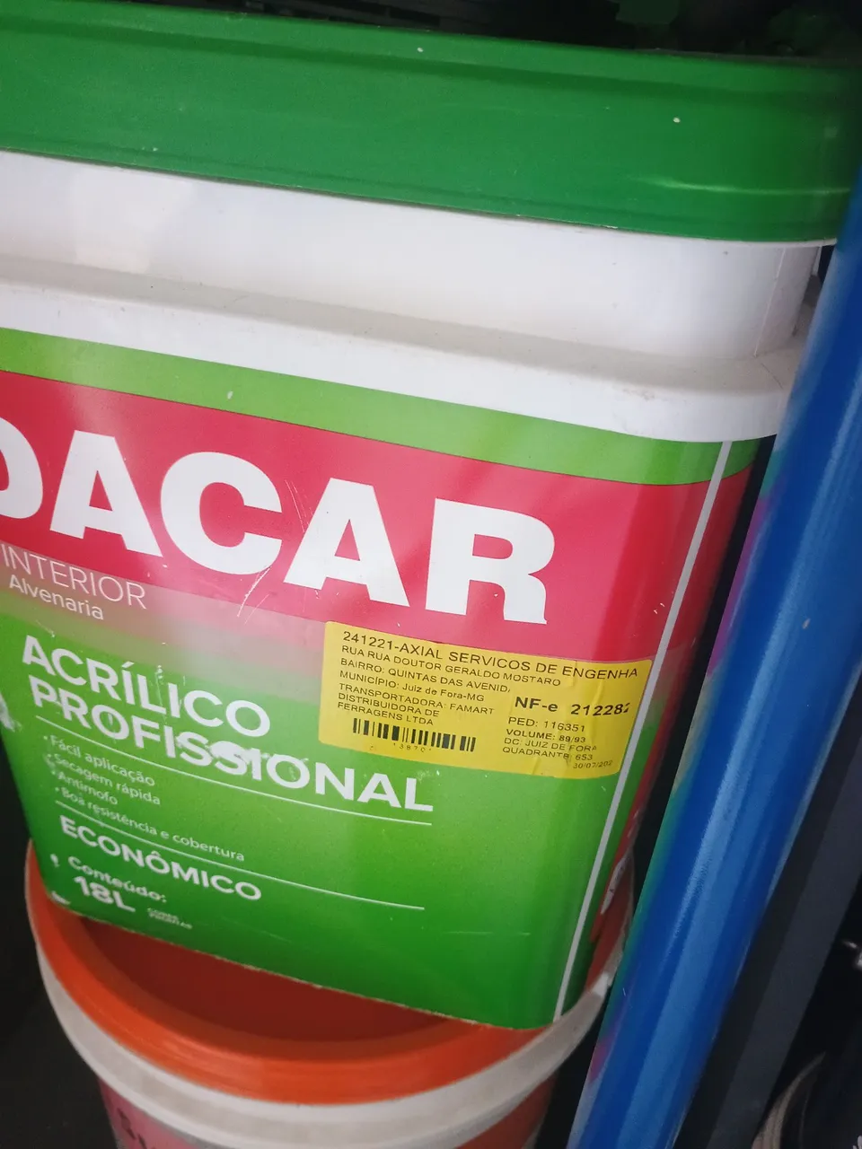 Tinta Acrílica Profissional DACAR 18L - Econômica frete grátis