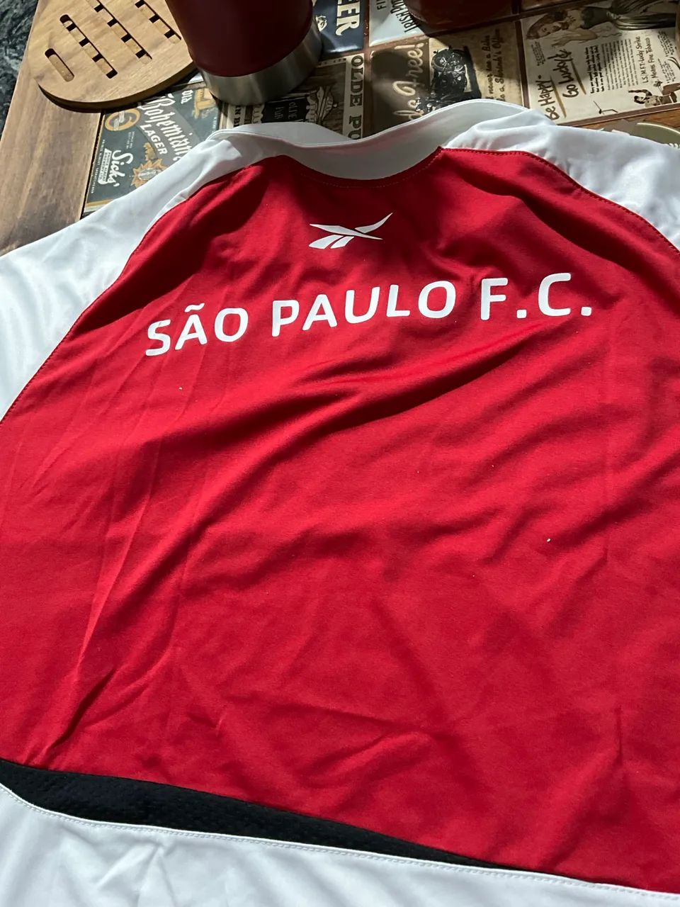 camisa são paulo polo viagem - Foto 4