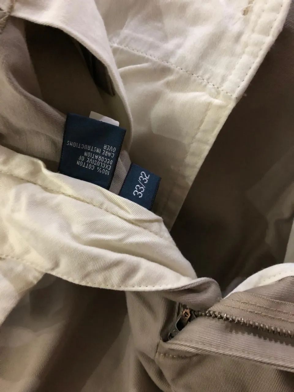 Calça Polo Ralph Lauren Chino Bege - Foto 3