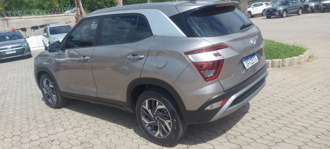CRETA PLATINUM S/TETO SOLAR 1.0 TGDI AT 2023/2024 - 26.000KM PRATA - Foto 4