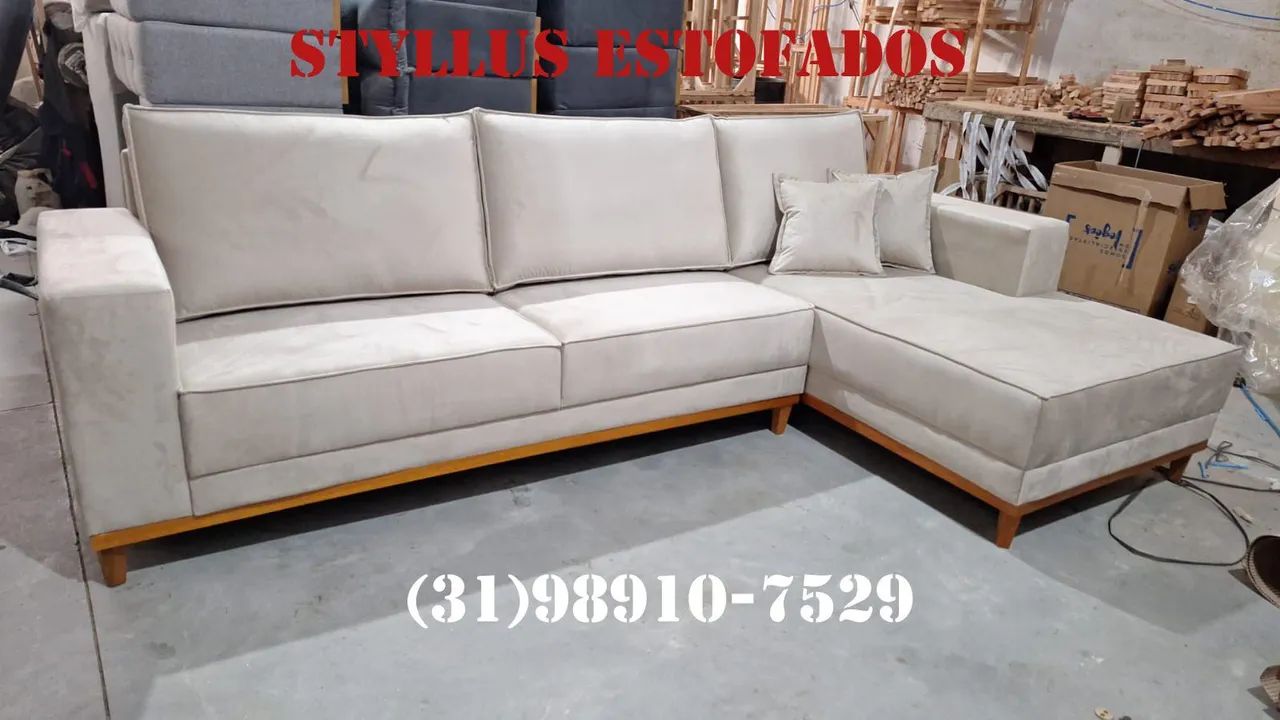 Sofá de Canto - Conforto e Estilo