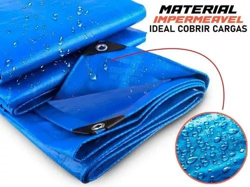 Lona impermeável 6x6 m sem uso no centro de São Gonçalo 