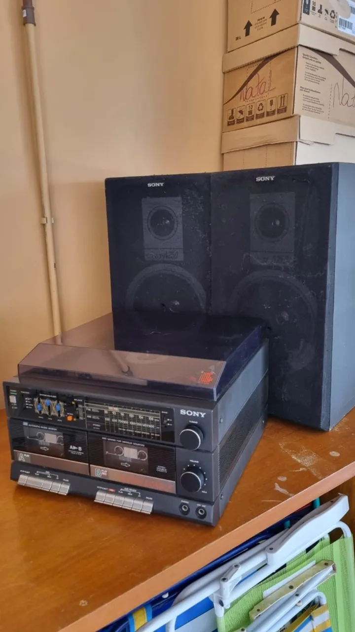 Toca Disco e Fita Cassete + FM/AM