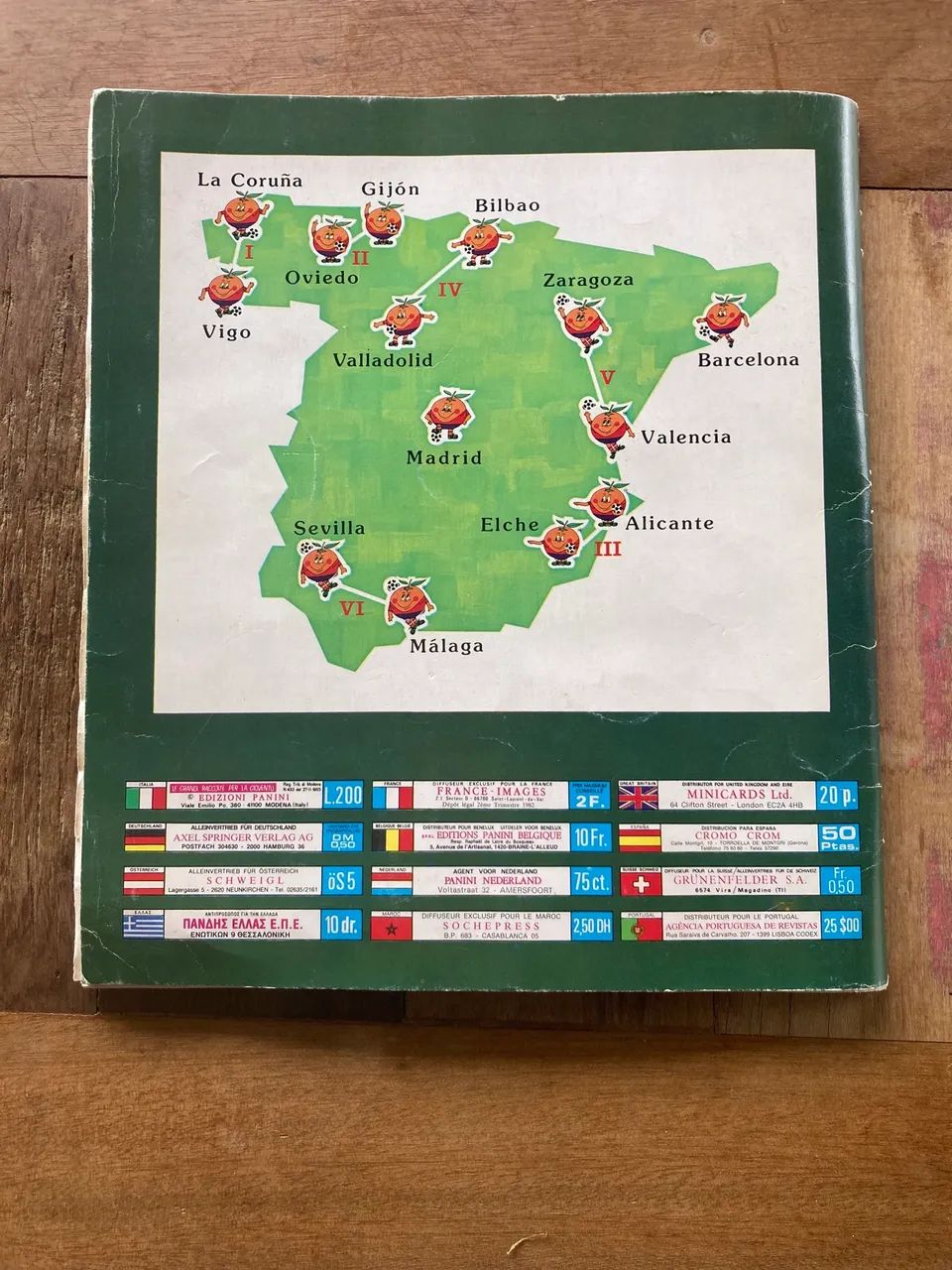 Álbum Copa 1982 - oficial Panini - ver descrição  - Foto 5