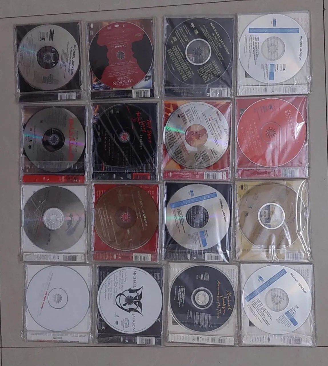 Cd single Michael Jackson Coleção 16 cds - Foto 2