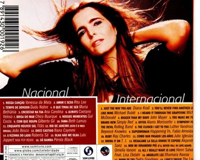 cd duplo novela celebridade nacional e internacional - trilha sonora original - Foto 2