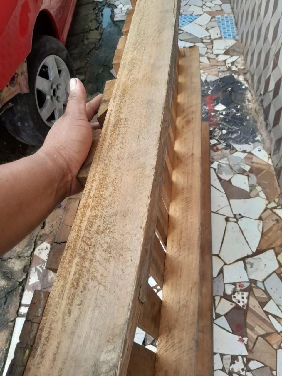 Palete de Madeira para Organização