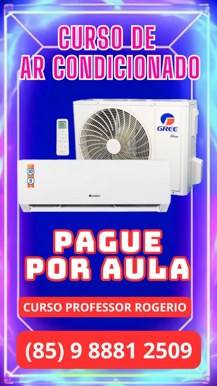 Curso de Ar Condicionado em Fortaleza. Pague Por Aula. Presencial.