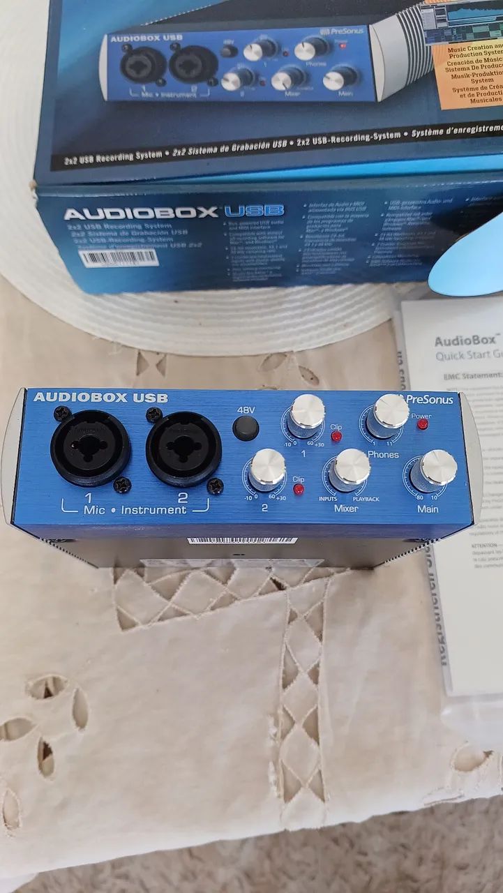 Interface de audio presonus audiobox usb