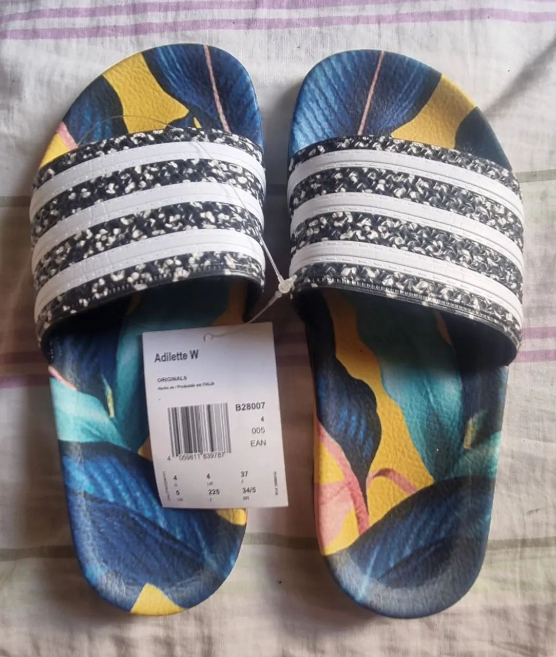 Chinelos Adidas Floral