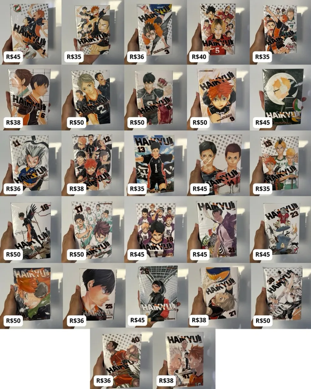 Mangás Haikyuu!! - Viz Media (Inglês)