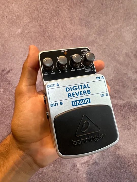 Pedal de Reverb Digital Behringer DR600 - Foto 2