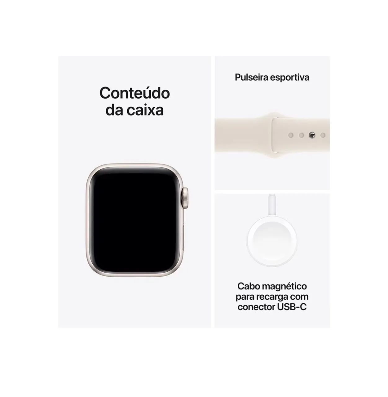 Apple Watch SE GPS 40MM Cor starligth (Novo Lacrado)  - Foto 3