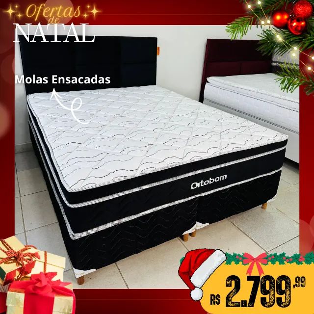 Cama Box Queen Molas Ensacadas Elegant 